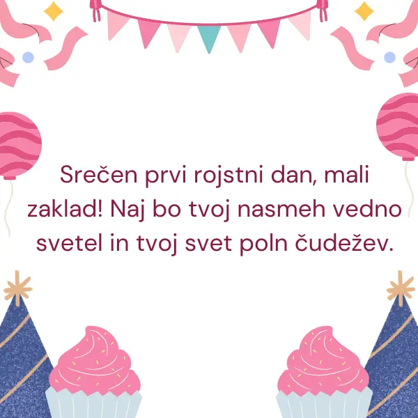 verzi za prvi rojstni dan