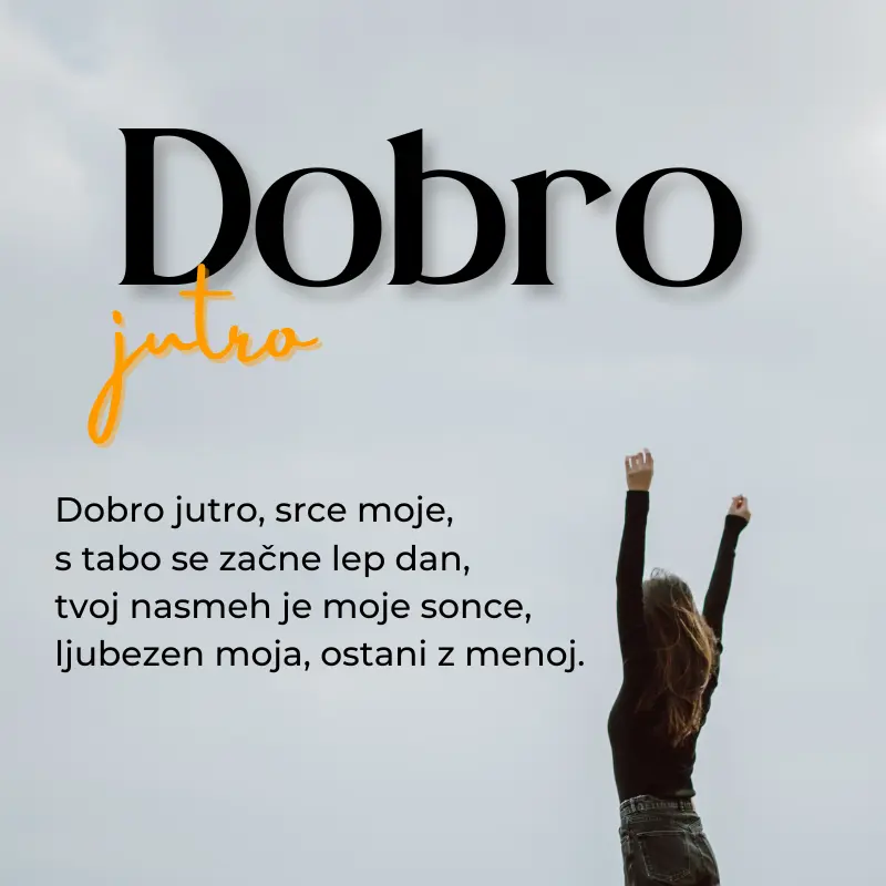 ljubezni verzi za dobro jutro