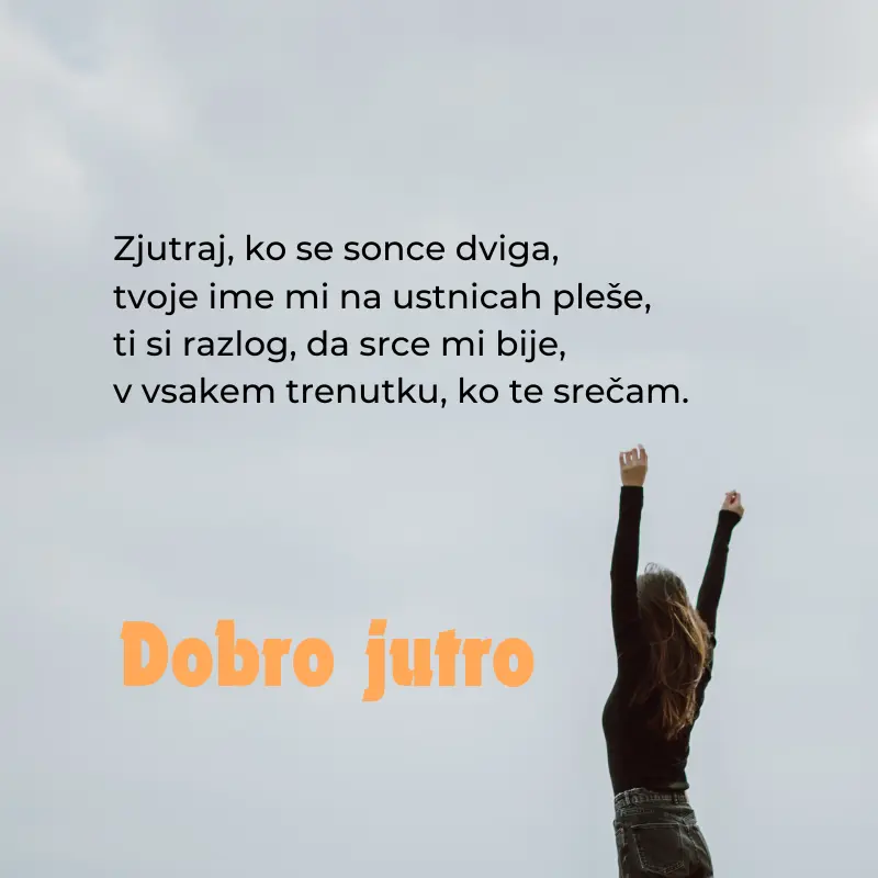 romantični verzi za dobro jutro